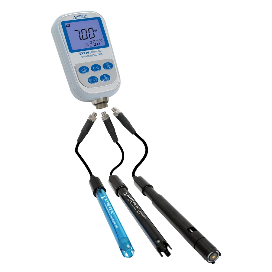 Medidores multiparamétricos portátiles de mano serie SX7 Apera