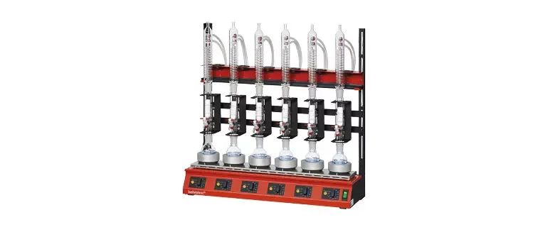 Sistemas de extracción Soxhlet de 30 ml KEX y R BEHR