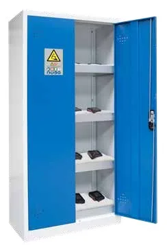 Armarios de seguridad para almacenar baterías de ion-litio (sin carga) serie 14FLI Ecosafe