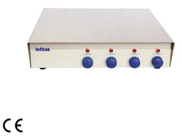 Agitadores magnéticos multiposición de cuatro filas Infitek MGS-6 y MGS-7