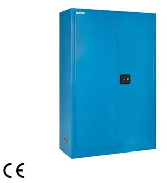 Armarios de seguridad para químicos de 170 L Infitek SSC-45Y, SSC-45R y SSC-45B