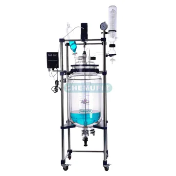 Reactores de vidrio con camisa doble y triple VGR-D y VGR-T Lab Geni