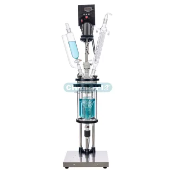 Reactores de vidrio con camisa VGR-DN de banco de 1 a 3 L Lab Geni