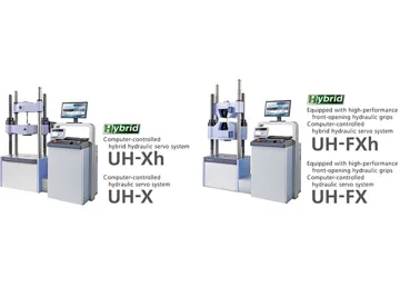 Máquinas de ensayo universal servohidráulicas UH-X / UH-FX Shimadzu