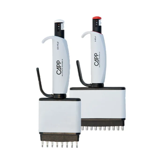 Micropipetas multicanal Aero 96 CAPP de 8 y 12 canales CAPP
