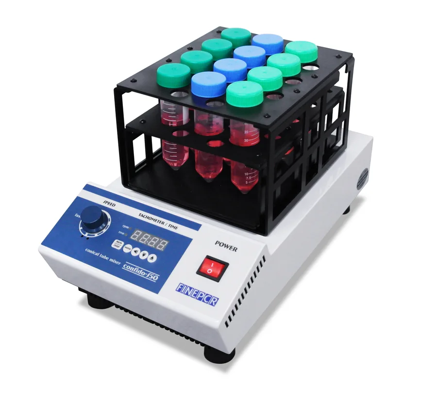 Mezcladores de tubos cónicos confido-S50 y confido-S50H Fine PCR
