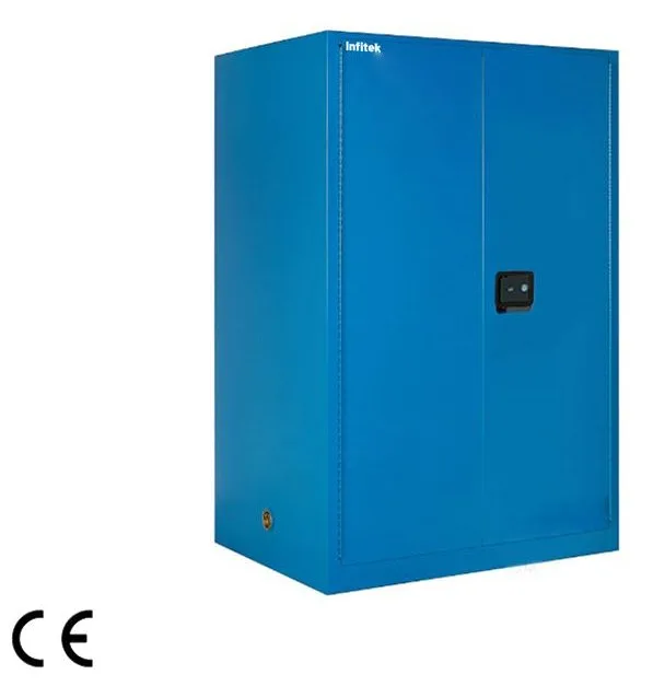 Armarios de seguridad para químicos de 340 L Infitek SSC-90Y, SSC-90R y SSC-90B
