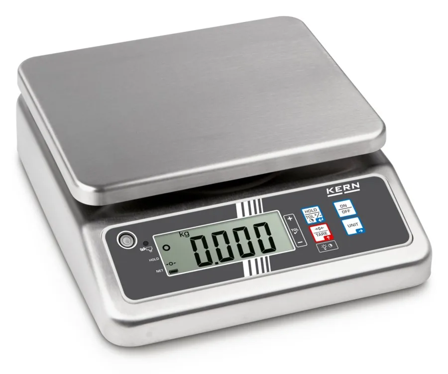 Balanzas de mesa de acero inoxidable Kern FOB