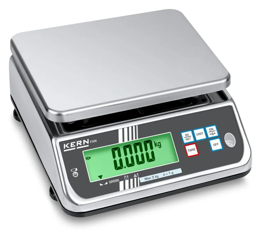 Balanzas de mesa con protección IP Kern FXN