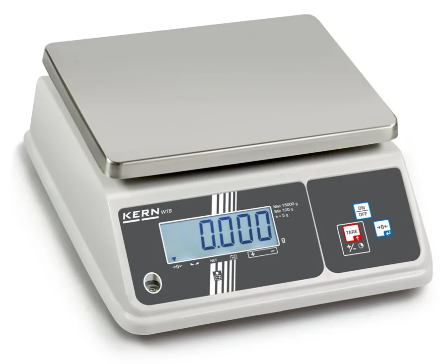 Balanzas de mesa con protección IP Kern WTB