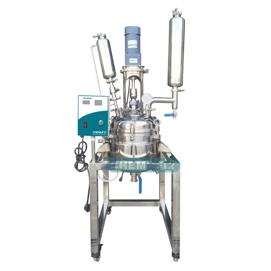 Reactores de acero inoxidable con camisa VSR de 20 a 100 L Lab Geni