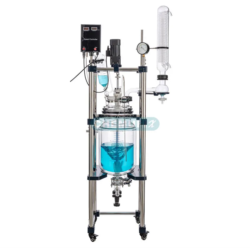 Reactores de vidrio con camisa VGR-DN de 5 a 200 L Lab Geni