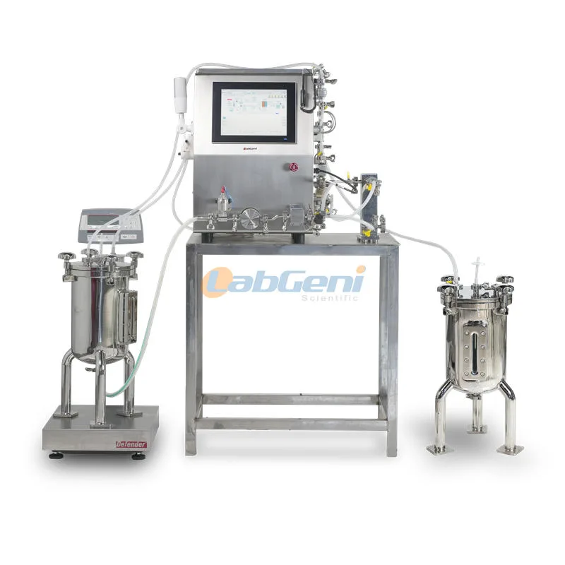 Sistema de ultrafiltración de flujo tangencial Lab Geni