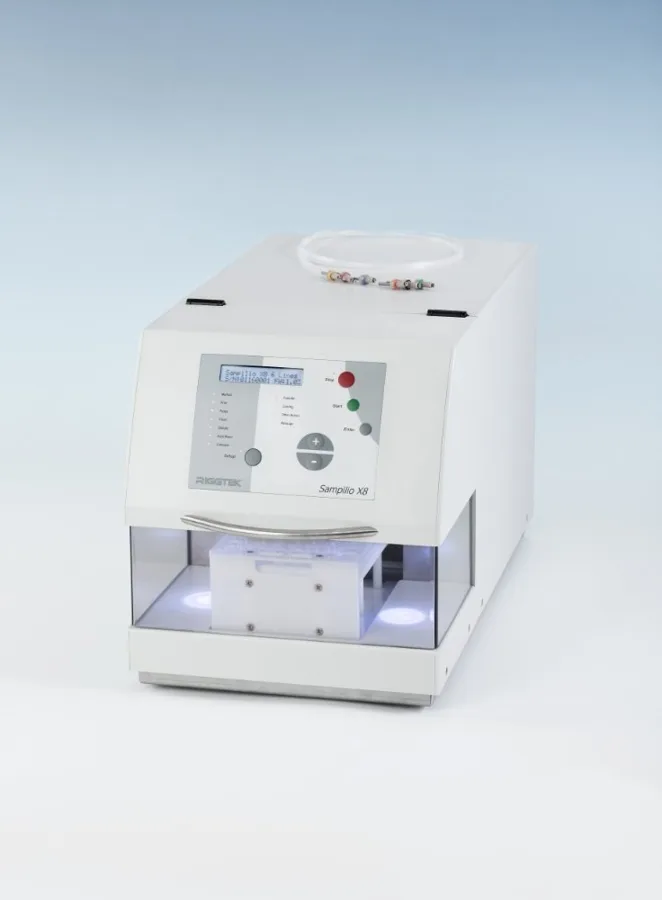 Autosampler de disolución Riggtek Sampilio X8 Riggtek