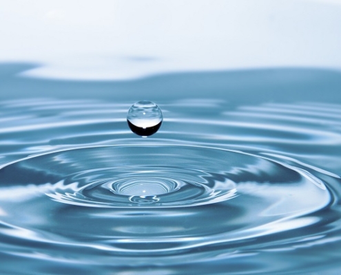 Oxígeno disuelto control de calidad del agua limpia agua cristalina