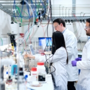 Balanza de densidad analítica de laboratorio