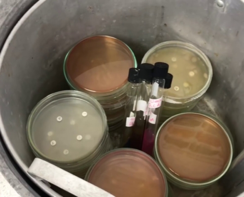 Autoclave esterilización de líquidos equipos de laboratorio