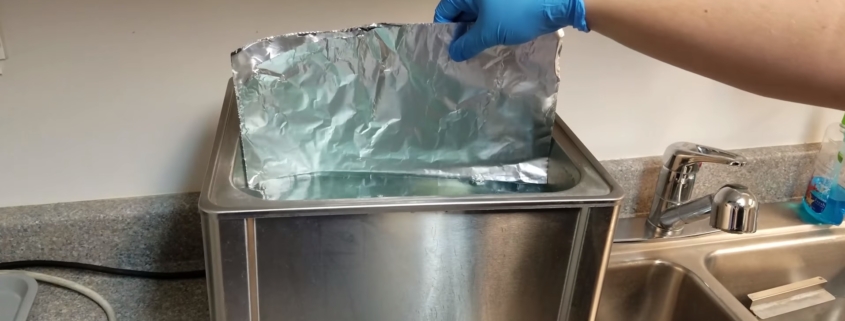 Baño Ultrasónico prueba de rendimiento equipos de laboratorio