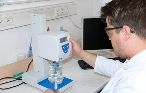 Viscosímetro análisis de viscosidad equipos de laboratorio