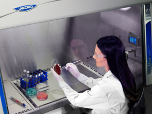 Gabinete de bioseguridad filtro HEPA equipos de laboratorio seguridad