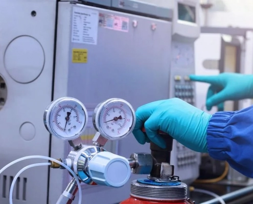 cromatografía gaseosa equipos de laboratorio análisis
