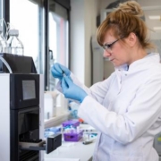Trampa de gas para cromatografía equipos de laboratorio análisis ciencia