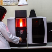 Fotometría de emisión de llama equipos de laboratorio análisis ciencia